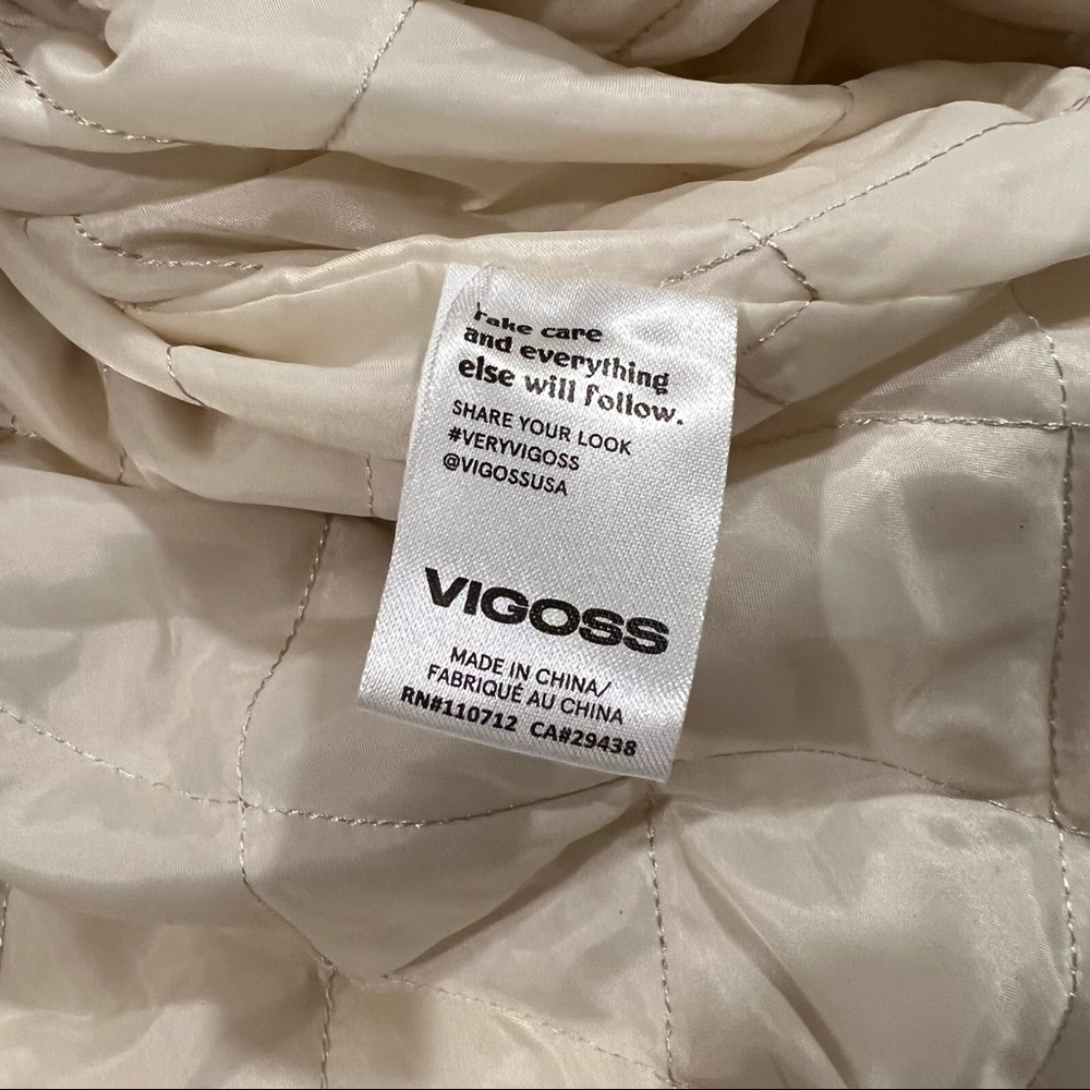 Nwt Vigoss Sherpa Longline Shacket Size Medium Cr… - image 6